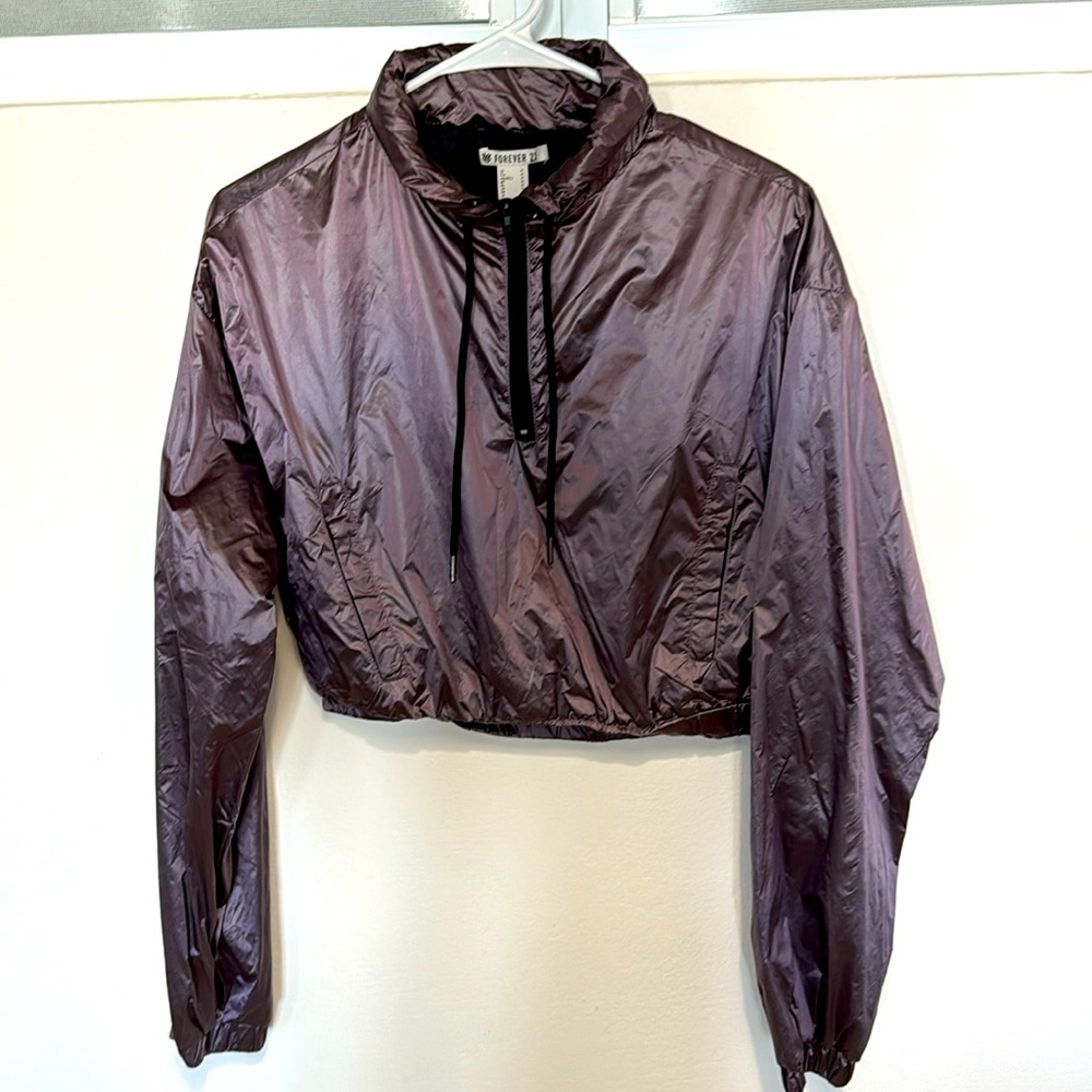 Forever 21 Metallic Purple Jacket Size M New with Tags